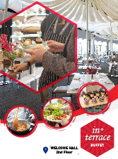 in terrace buffet for 13 June 2025