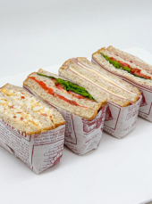 Assortment of finger sandwiches (20 pcs.) <br>