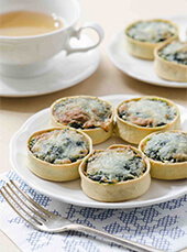 Spinach quiche 