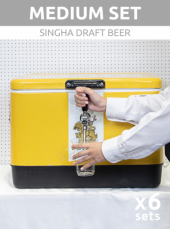 Singha Draft Beer Medium Set <br>