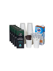 Amazon Coffee Capsule + condiments (50 cups)