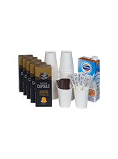 Amazon Coffee Capsule (Selected) + condiments (50 cups)
