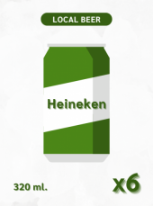 Heineken Beer (6 can)