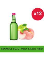 SOJU Peach and Apple (12 bottles)