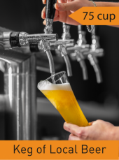Keg of Singha Beer (75 cups)