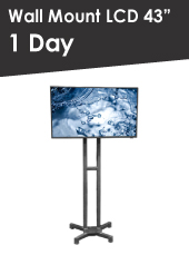 Wall Mount LCD 43 inch / 1 Day