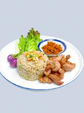 Garlic Fried Rice with Pork and Fermented Fish Sauce
