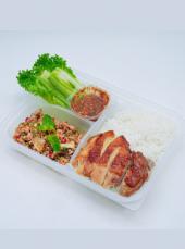 TongMon Value Set with Spicy Minced Pork and Grilled Chicken