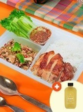 <span>
  <span>TongMon
  Value Set with spicy minced pork and grilled chicken + Herbal juice</span></span>