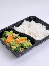 <span>
  <span>(Vegetarian) Stir-fried mixed vegetables  (10 boxes)</span></span>