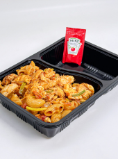 <span>
  <span>Stir-fried macaroni chicken with tomato sauce (10 boxes)</span></span>