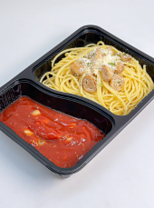 Chicken Spaghetti alla napoletana with mushrooms   (10 boxes) <br>